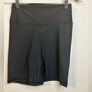 WeWoreWhat black nylon bike shorts size medium